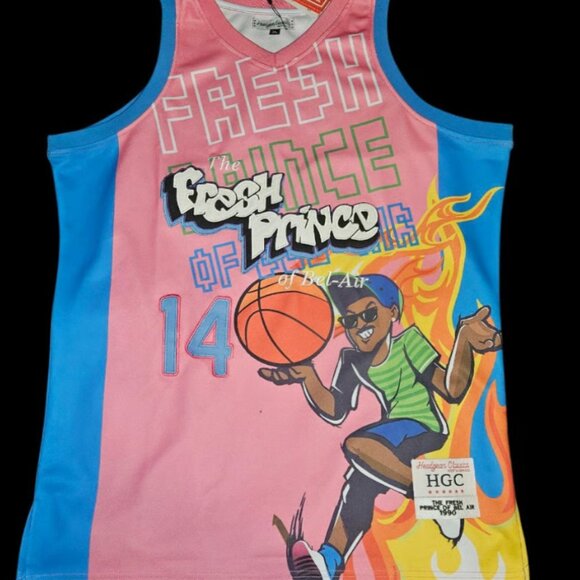 Will Smith Fresh Prince #14 of Bel-Air Summer Basketball Jersey (Read Desc) - Picture 2 of 10